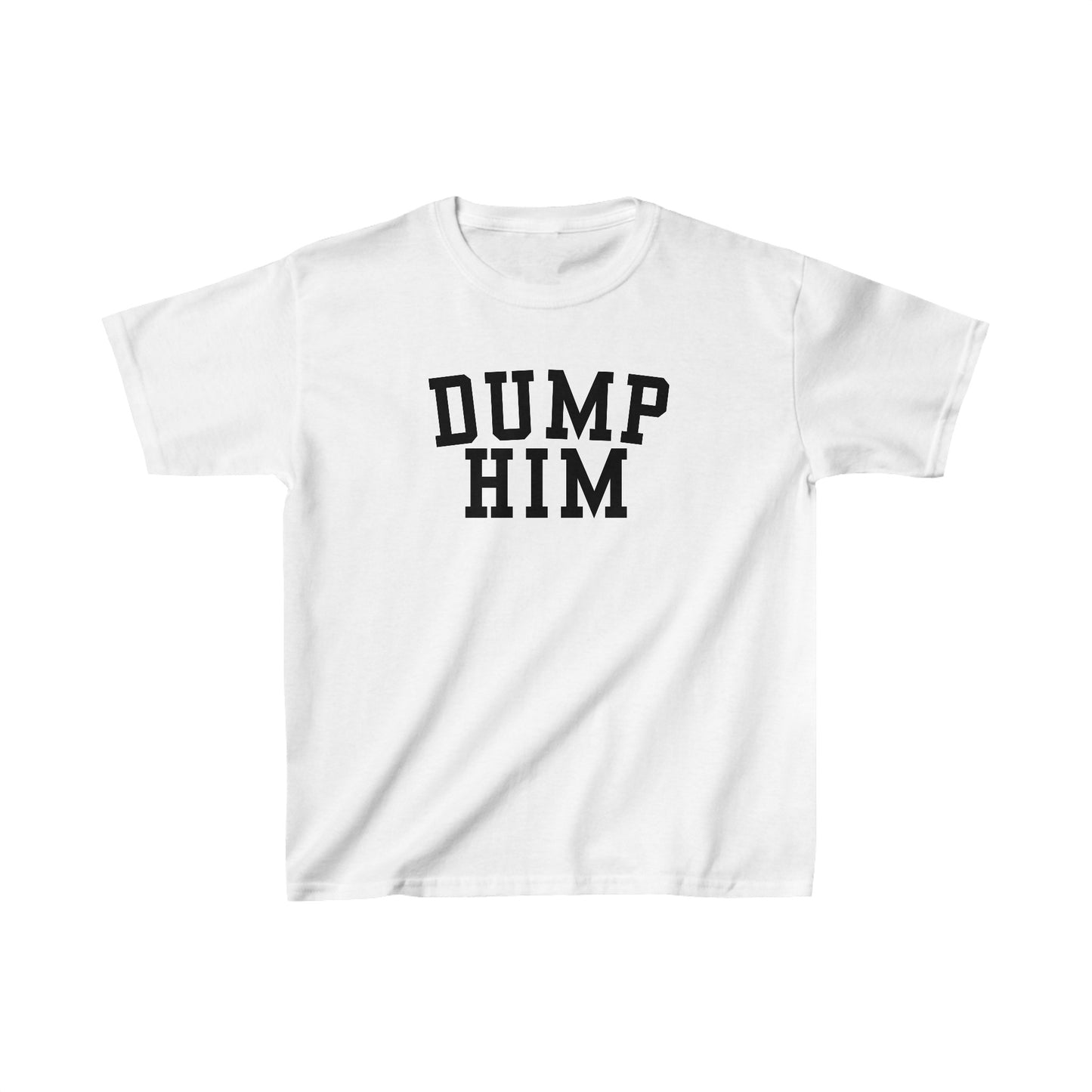 DUMP HIM Britney Cotton Baby Tee
