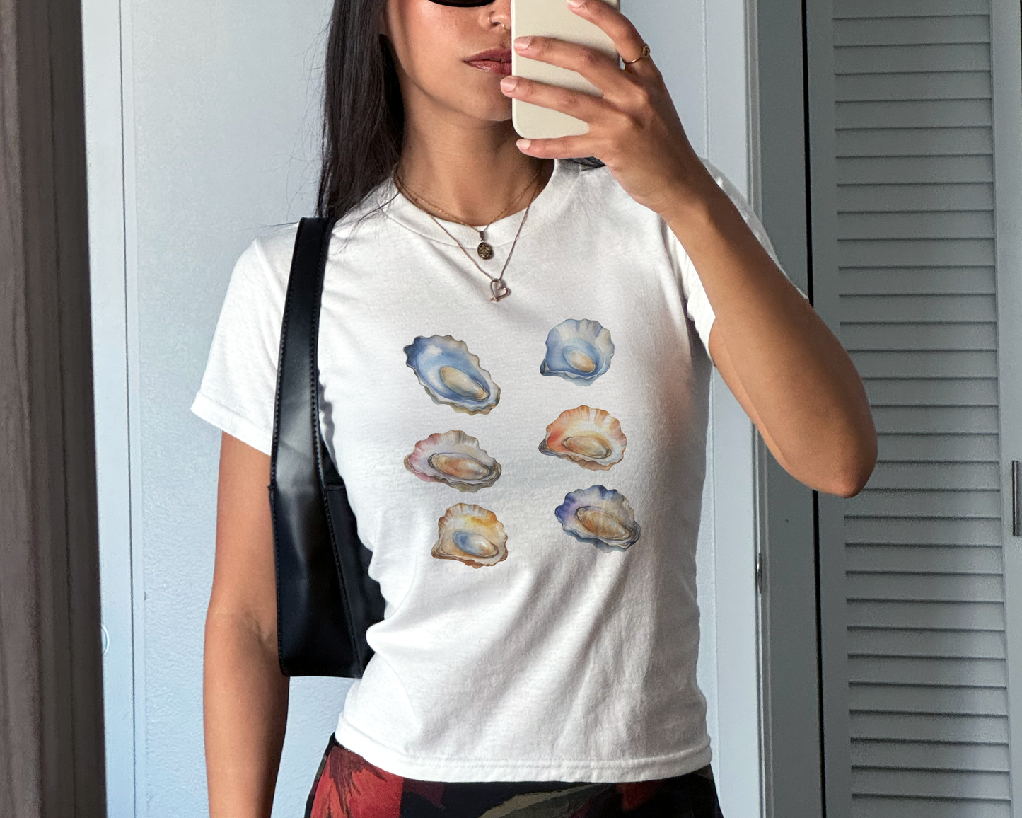 Oysters in the Half Shell Cotton Baby Tee