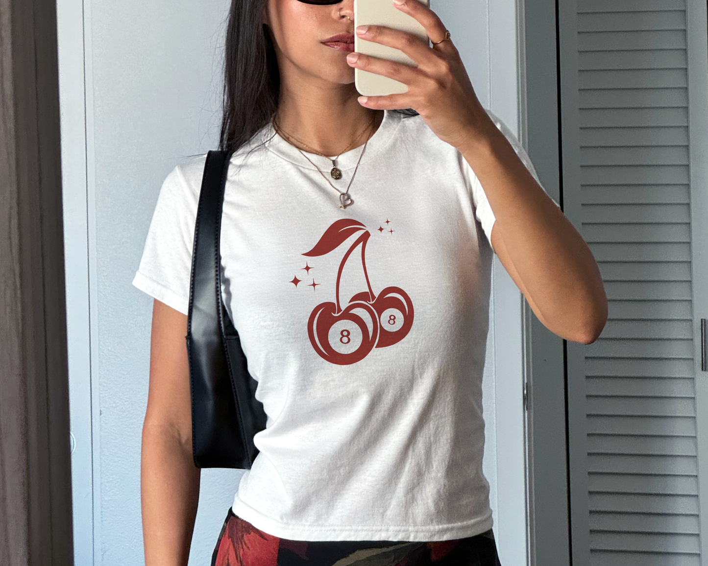 Good Luck Cherries, Cotton Baby Tee