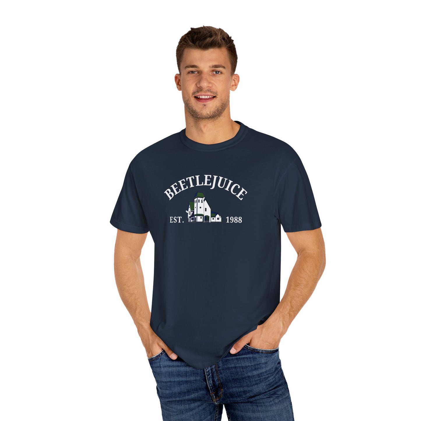 Beetlejuice Haunted House Unisex tee tshirt