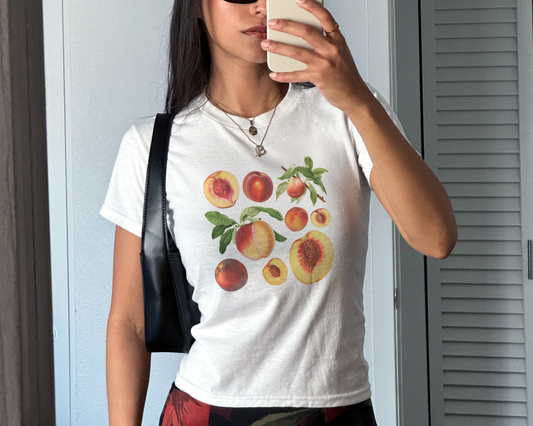 Peachy Keen Cotton Baby Tee