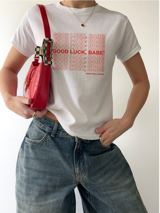 Good Luck, Babe! Chappell Roan Cotton Baby Tee